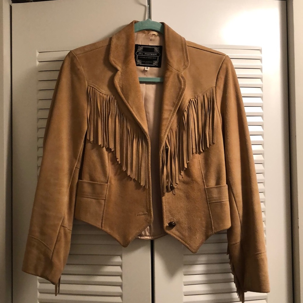 Ms. Pioneer Vintage Fringe Jacket